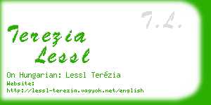 terezia lessl business card